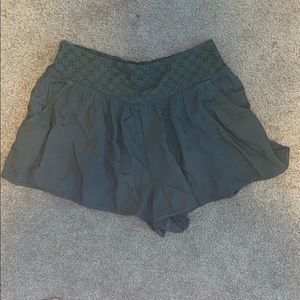Green soft shorts NWT